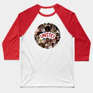 Unite against Hate Baseball T-Shirt
